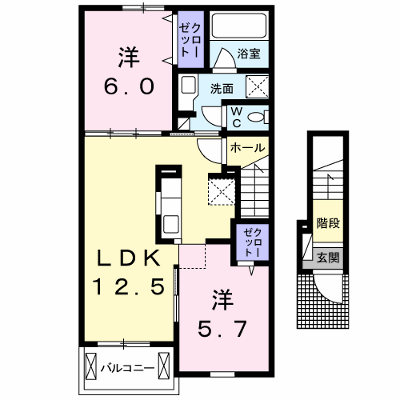 ヴィオーラ御園 204【管理NO：1-023922201-02040】 ★家具家電は申し込み後に搬入します★ ★2026年10月中旬入居可能★の外観画像