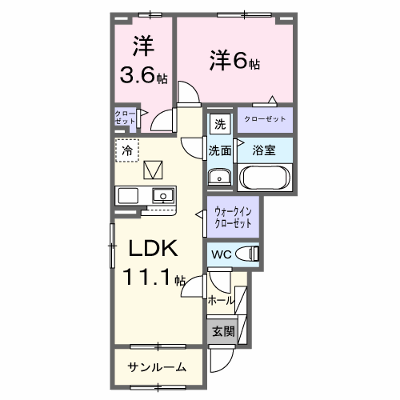 ブリーズガーデン 101【管理NO：1-028715801-01010】 ★家具家電は申し込み後に搬入します★ ★2026年11月上旬入居可能★の外観画像