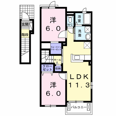 ブローテⅣ 201【管理NO：1-019400201-02010】 ★家具家電は申し込み後に搬入します★ ★2026年10月中旬入居可能★の外観画像