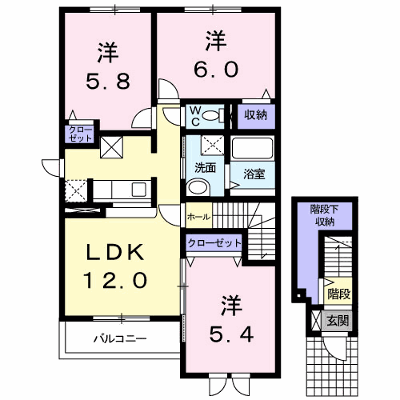 ＲＥＲＡ　Ⅰ 201【管理NO：1-015596801-02010】 ★家具家電は申し込み後に搬入します★ ★2026年10月中旬入居可能★の外観画像