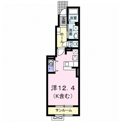 エアリーⅠ 102【管理NO：1-015303801-01020】 ★家具家電は申し込み後に搬入します★ ★2026年10月中旬入居可能★の外観画像