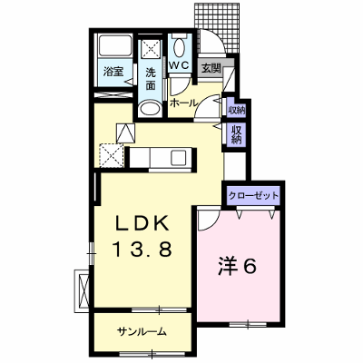 エトワール・イースト 102【管理NO：1-019091701-01020】 ★家具家電は申し込み後に搬入します★ ★2026年10月中旬入居可能★の外観画像