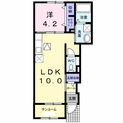 ピッコロピーノ 102【管理NO：1-019106301-01020】 ★家具家電は申し込み後に搬入します★ ★2026年10月上旬入居可能★の外観画像