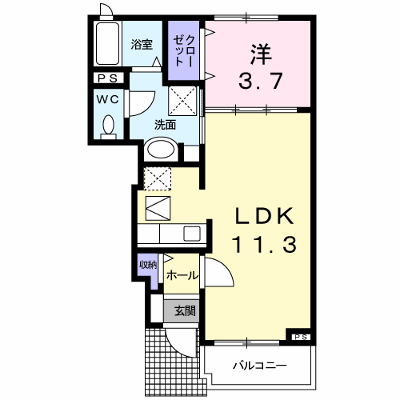 善Ｆ 103【管理NO：1-020231701-01030】 ★家具家電は申し込み後に搬入します★の外観画像