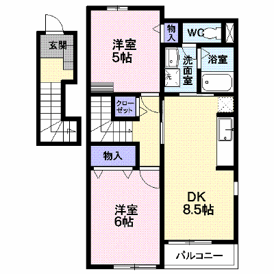リバティーベルＡ 121【管理NO：1-012952801-02010】 ★家具家電は申し込み後に搬入します★の外観画像