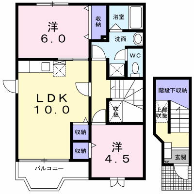 シンシア　Ｍ．Ａ 201【管理NO：1-011172701-02010】 ★家具家電は申し込み後に搬入します★ ★2026年10月中旬入居可能★の外観画像