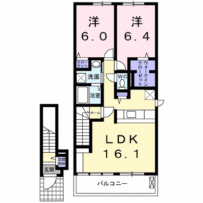 Ｃａｓａ・すみれ 203【管理NO：1-022371703-02030】 ★家具家電は申し込み後に搬入します★の外観画像