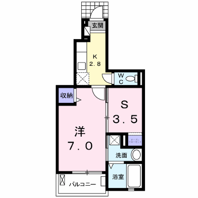 ベルソレイユ壱番館 102【管理NO：1-017760401-01020】 ★家具家電は申し込み後に搬入します★ ★2026年10月中旬入居可能★の外観画像