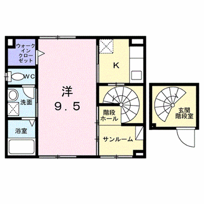 サンシャイン　ヴィラ 204【管理NO：1-028730701-02040】 ★家具家電は申し込み後に搬入します★ ★2026年10月上旬入居可能★の外観画像