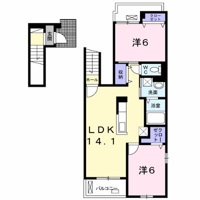ニューサンモール・アゼリアＢ 201【管理NO：1-021928501-02010】 ★家具家電は申し込み後に搬入します★ ★2026年11月上旬入居可能★の外観画像