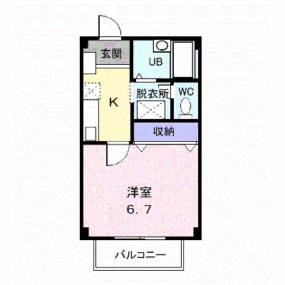 コーポラスさつき 202【管理NO：1-007104501-02020】 ★家具家電は申し込み後に搬入します★ ★2026年10月中旬入居可能★の外観画像