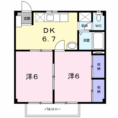 ファミールひまわり　Ａ 202【管理NO：1-005224401-02020】 ★家具家電は申し込み後に搬入します★ ★2026年10月上旬入居可能★の外観画像