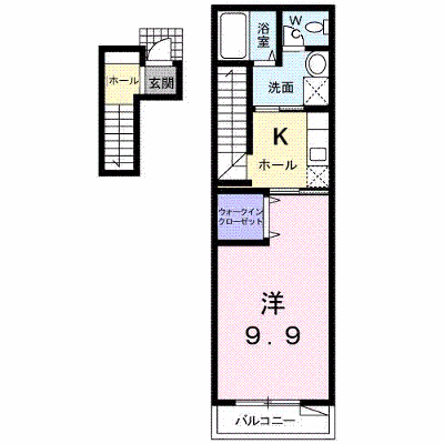 フェーヴ 203【管理NO：1-016157601-02030】 ★家具家電は申し込み後に搬入します★ ★2026年11月下旬入居可能★の外観画像