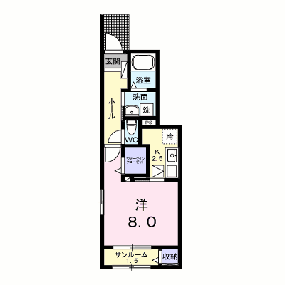 ウエスト　ウイング 105【管理NO：1-028821501-01050】 ★家具家電は申し込み後に搬入します★ ★2027年01月下旬入居可能★の外観画像