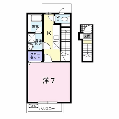 アリ・アンス林 202【管理NO：1-015039501-02020】 ★家具家電は申し込み後に搬入します★ ★2026年10月中旬入居可能★の外観画像