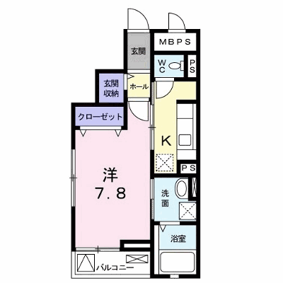 カドリフォリエ 305【管理NO：1-019547401-03050】 ★家具家電は申し込み後に搬入します★ ★2026年09月中旬入居可能★の外観画像