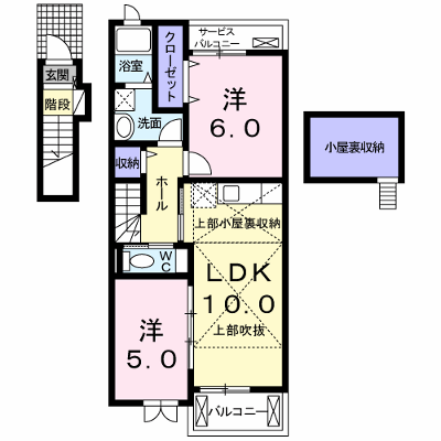 アイランド花月　Ⅱ 202【管理NO：1-018846301-02020】 ★家具家電は申し込み後に搬入します★ ★2026年10月中旬入居可能★の外観画像