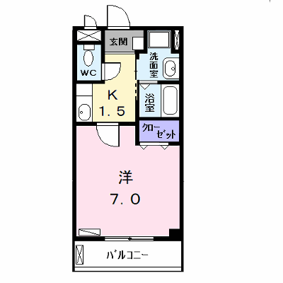 リリ－パ－ル大宝 102【管理NO：1-010863701-01020】 ★家具家電は申し込み後に搬入します★の外観画像