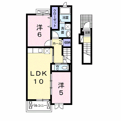 プリティー 202【管理NO：1-018252301-02020】 ★家具家電は申し込み後に搬入します★の外観画像