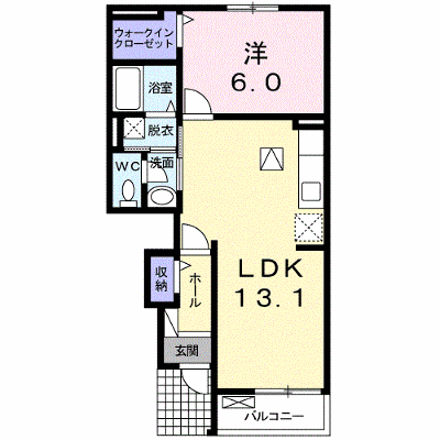 ヴェスペリア 102【管理NO：1-016818601-01020】 ★家具家電は申し込み後に搬入します★ ★2026年10月下旬入居可能★の外観画像