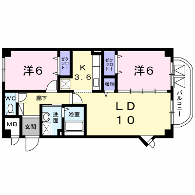 ラモーリ緑 101【管理NO：1-012482201-01010】 ★家具家電は申し込み後に搬入します★ ★2026年11月中旬入居可能★の外観画像