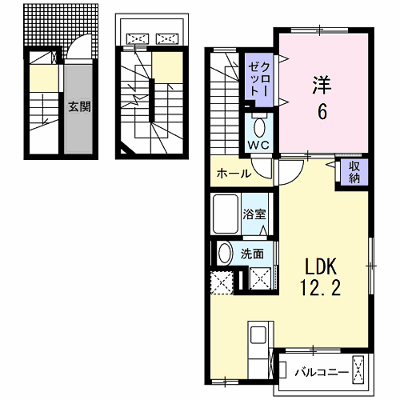 ブライド・メゾン・さくらⅠ 301【管理NO：1-019480901-03010】 ★家具家電は申し込み後に搬入します★の外観画像