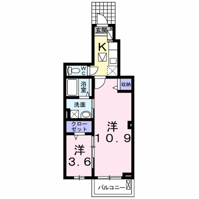 ディアコート口酒井　参番館 102【管理NO：1-018461202-01020】 ★家具家電は申し込み後に搬入します★ ★2026年09月中旬入居可能★の外観画像