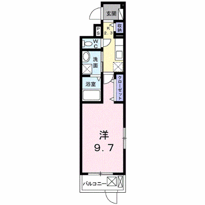アリュール 201【管理NO：1-026832001-02010】 ★家具家電は申し込み後に搬入します★の外観画像