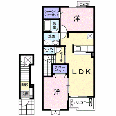 グラン・レーヴ 203【管理NO：1-015601901-02030】 ★家具家電は申し込み後に搬入します★ ★2026年10月中旬入居可能★の外観画像