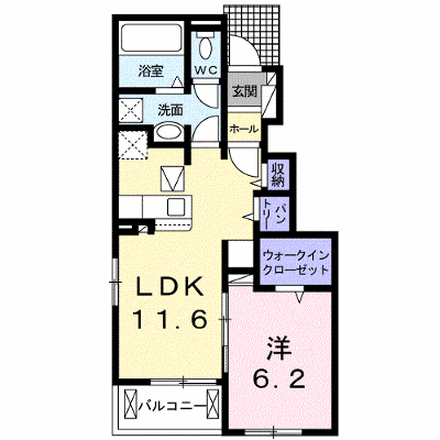 エルフォルクしらさぎ台 103【管理NO：1-026424801-01030】 ★家具家電は申し込み後に搬入します★ ★2026年10月中旬入居可能★の外観画像