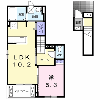 ゴールドハウス　Ⅱ 202【管理NO：1-024106902-02020】 ★家具家電は申し込み後に搬入します★ ★2026年12月中旬入居可能★の外観画像