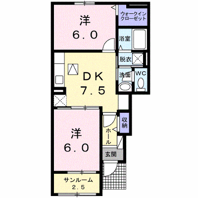ポルト・クレアⅢ 102【管理NO：1-021786801-01020】 ★家具家電は申し込み後に搬入します★ ★2026年09月中旬入居可能★の外観画像