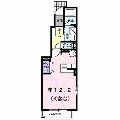 グランデＫⅡ　Ｃ 101【管理NO：1-014893003-01010】 ★家具家電は申し込み後に搬入します★ ★2026年09月中旬入居可能★の外観画像