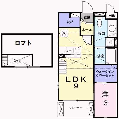 エスコート一宮 206【管理NO：1-015269401-02050】 ★家具家電は申し込み後に搬入します★ ★2026年10月中旬入居可能★の外観画像