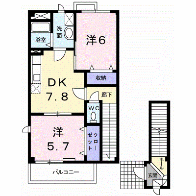 ウェアーハウス　Ｃ 201【管理NO：1-009786903-02010】 ★家具家電は申し込み後に搬入します★ ★2026年10月中旬入居可能★の外観画像