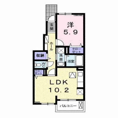 サニーヒルＫ 102【管理NO：1-022809701-01020】 ★家具家電は申し込み後に搬入します★の外観画像