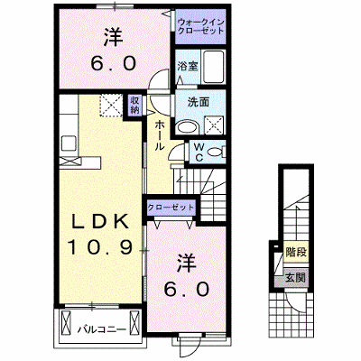 ティ　アーモ　ドゥーエ 202【管理NO：1-023692401-02020】 ★家具家電は申し込み後に搬入します★ ★2026年09月中旬入居可能★の外観画像