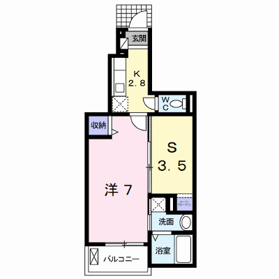 フェリスⅡ 102【管理NO：1-020391202-01020】 ★家具家電は申し込み後に搬入します★の外観画像