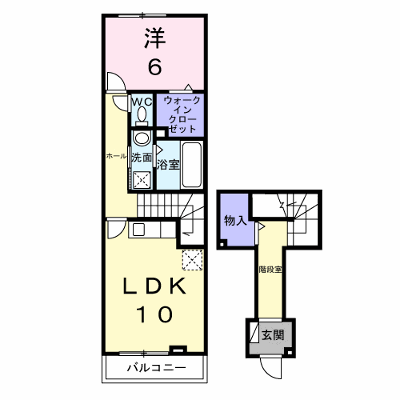 サクラガーデン 202【管理NO：1-028376701-02020】 ★家具家電は申し込み後に搬入します★ ★2026年10月下旬入居可能★の外観画像