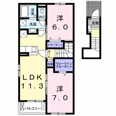 リヴァーサ　Ａ 204【管理NO：1-025636401-02040】 ★家具家電は申し込み後に搬入します★ ★2026年10月上旬入居可能★の外観画像