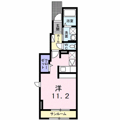 メゾン・サンセン 102【管理NO：1-024261501-01020】 ★家具家電は申し込み後に搬入します★の外観画像