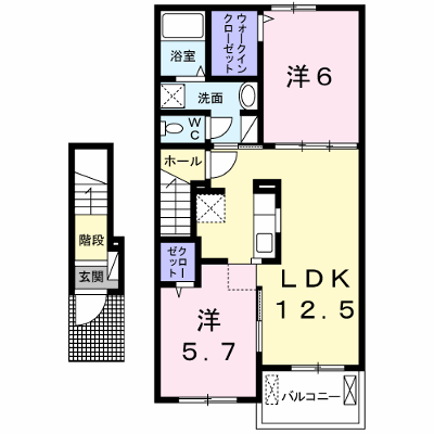 ミルキーウェイ 203【管理NO：1-022988801-02030】 ★家具家電は申し込み後に搬入します★ ★2026年09月中旬入居可能★の外観画像