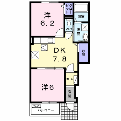ポライトリー　Ⅱ 102【管理NO：1-018047601-01020】 ★家具家電は申し込み後に搬入します★ ★2026年10月中旬入居可能★の外観画像