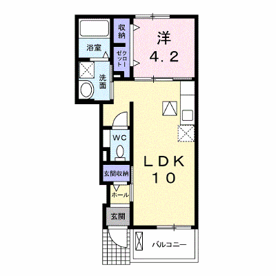 サンパティークⅡ 103【管理NO：1-020155101-01030】 ★家具家電は申し込み後に搬入します★ ★2026年10月中旬入居可能★の外観画像