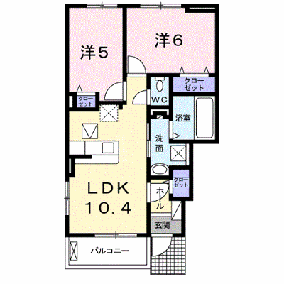 アグレアーブルⅣ 101【管理NO：1-024460602-01010】 ★家具家電は申し込み後に搬入します★ ★2026年09月中旬入居可能★の外観画像