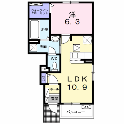 キャサブランカⅤ 103【管理NO：1-026671502-01030】 ★家具家電は申し込み後に搬入します★ ★2026年11月中旬入居可能★の外観画像