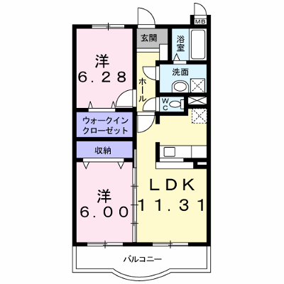 パークサイド森の邸・北 302【管理NO：1-014175201-03020】 ★家具家電は申し込み後に搬入します★ ★2026年10月中旬入居可能★の外観画像