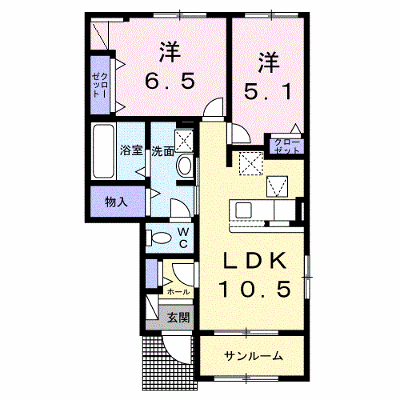パーク　アヴェニュー 105【管理NO：1-027545701-01050】 ★家具家電は申し込み後に搬入します★ ★2026年09月中旬入居可能★の外観画像