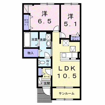 パーク　アヴェニュー 102【管理NO：1-027545701-01020】 ★家具家電は申し込み後に搬入します★ ★2026年09月上旬入居可能★の外観画像