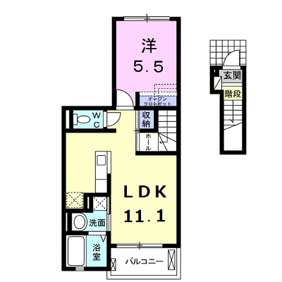 ラ・ティエラ 202【管理NO：1-021864401-02020】 ★家具家電は申し込み後に搬入します★ ★2026年09月下旬入居可能★の外観画像